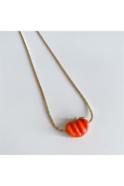 Murano Balkabağı Kolye