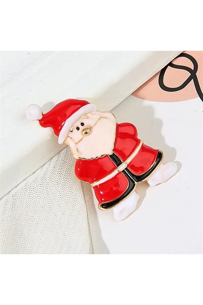 Yeni yıl noel baba broş