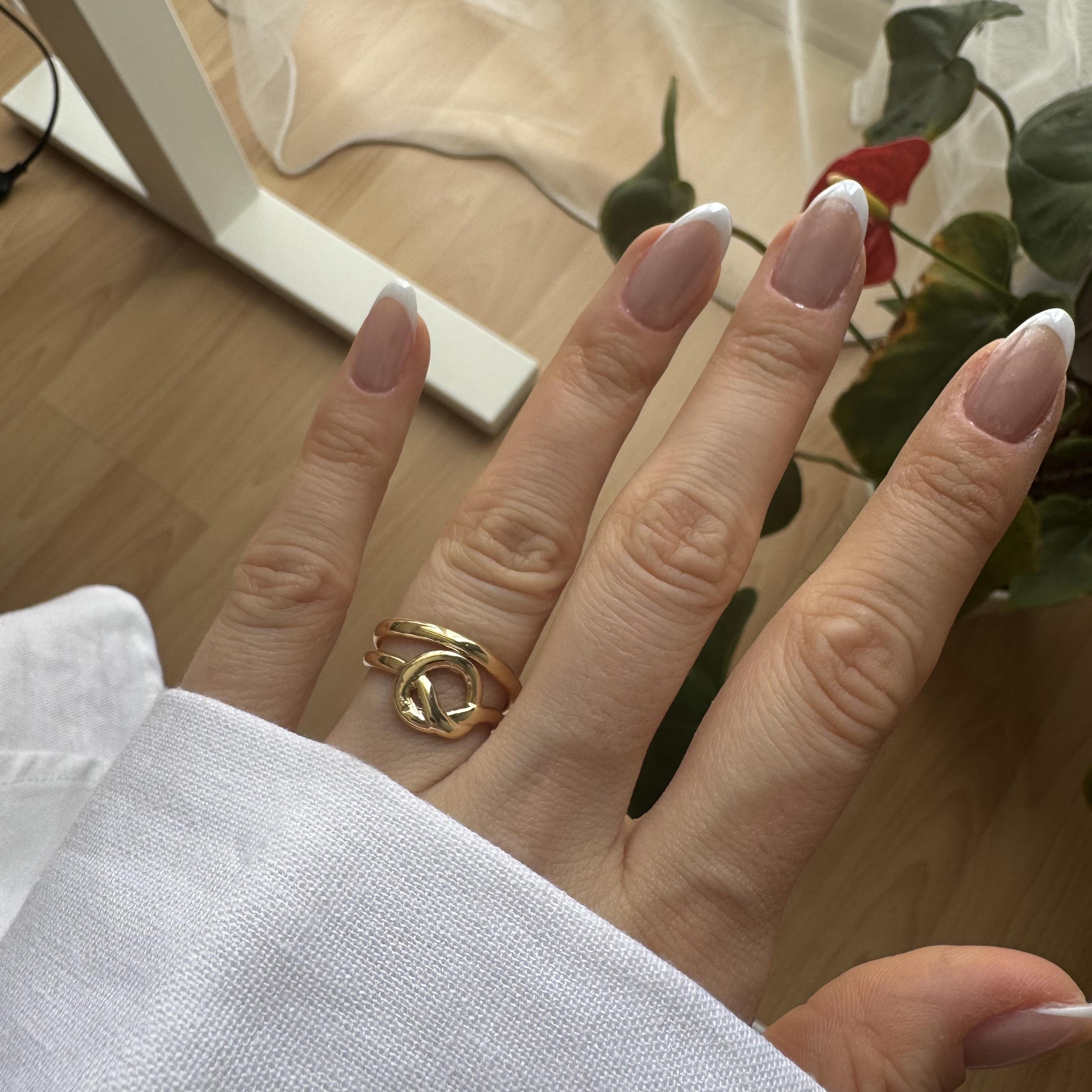 Çelik 2li Düğüm Yüzük