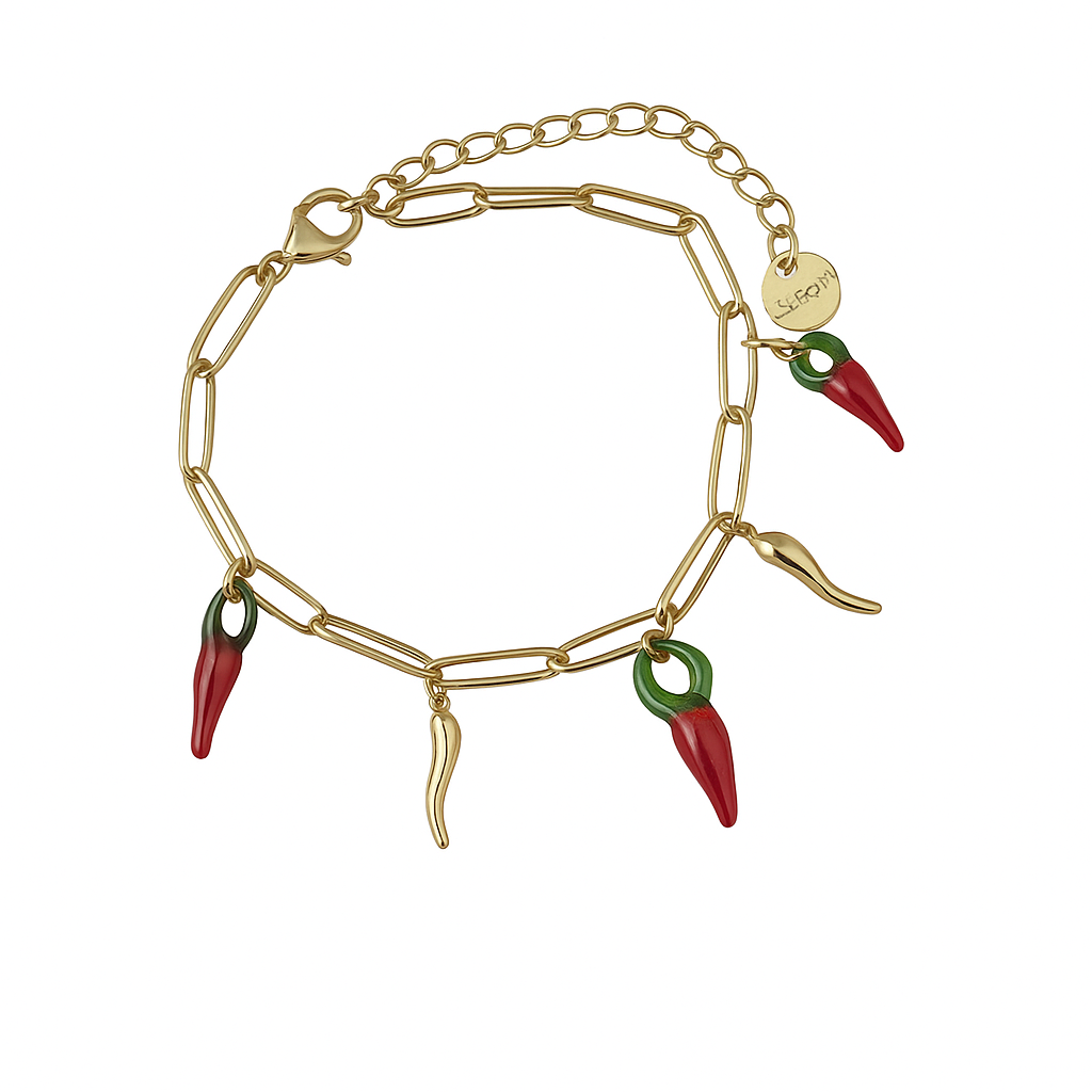 Çelik Biber Charm Bileklik