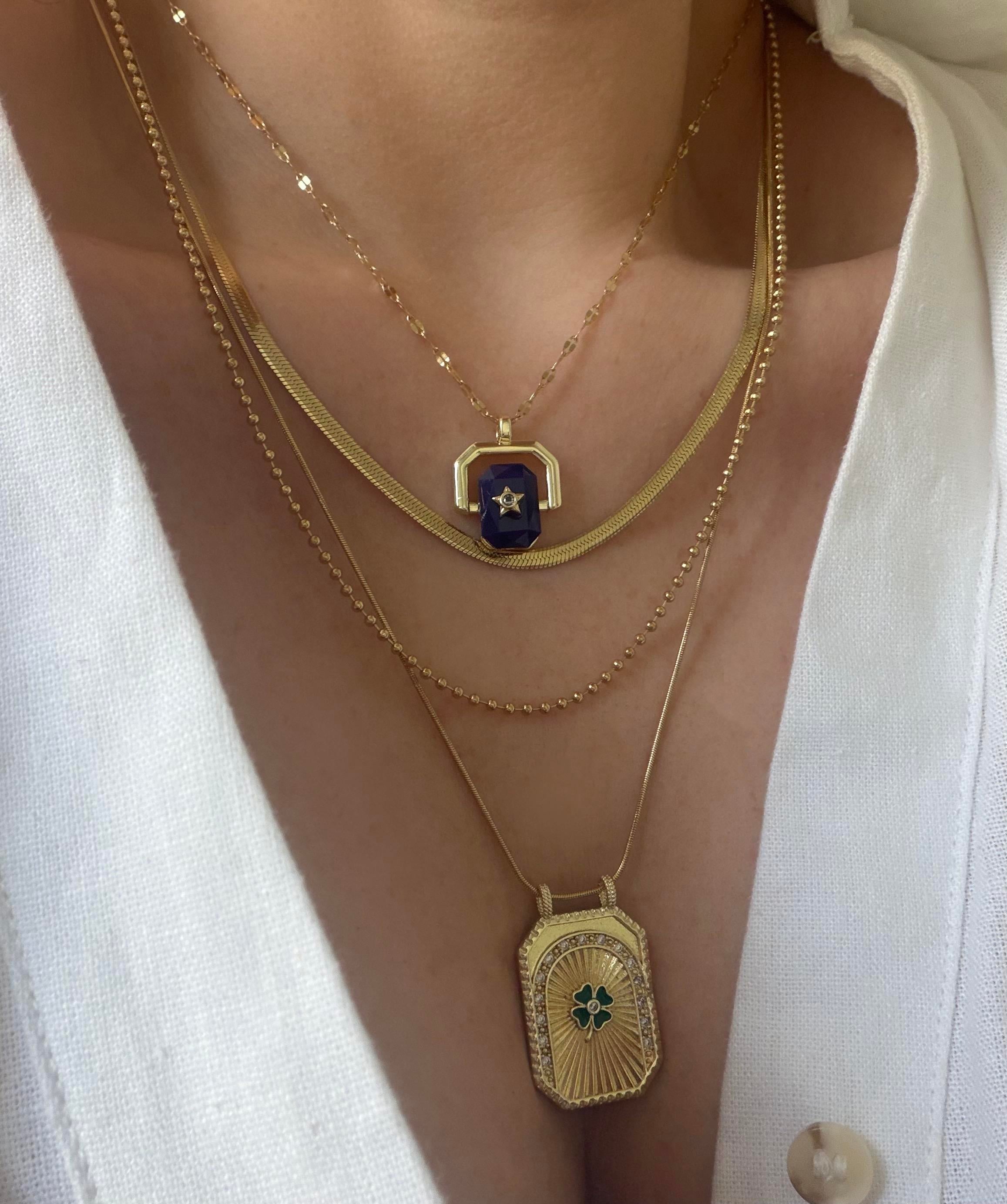 Çelik Çoklu Kolye Seti