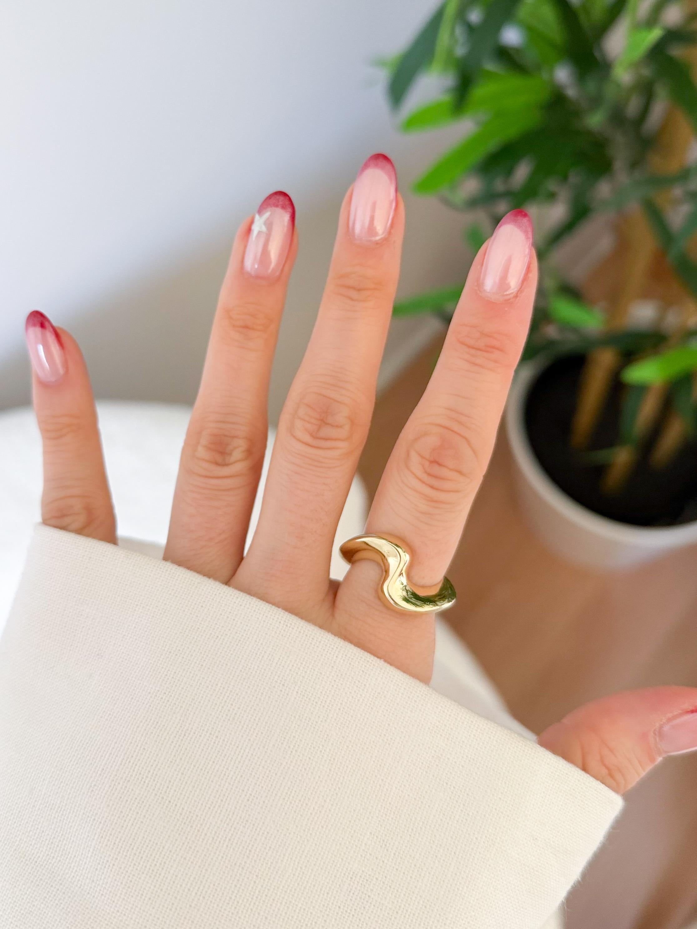 Çelik Dalgalı Yüzük (Ayarlanabilir)