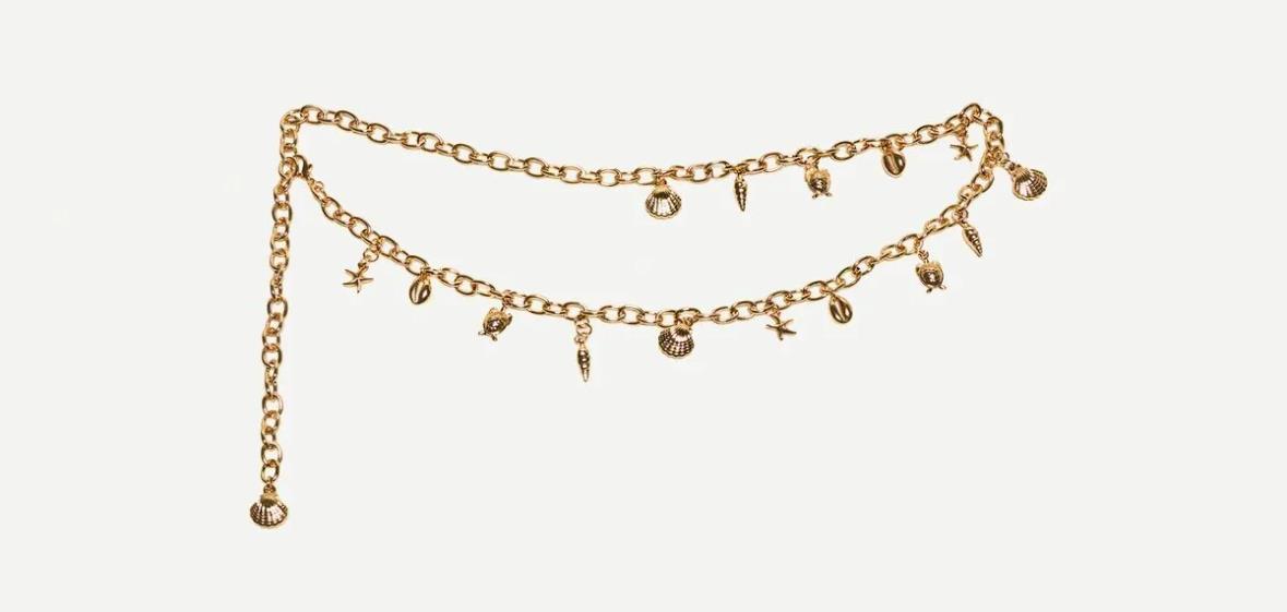 Çelik Deniz Charm Bel  Zinciri