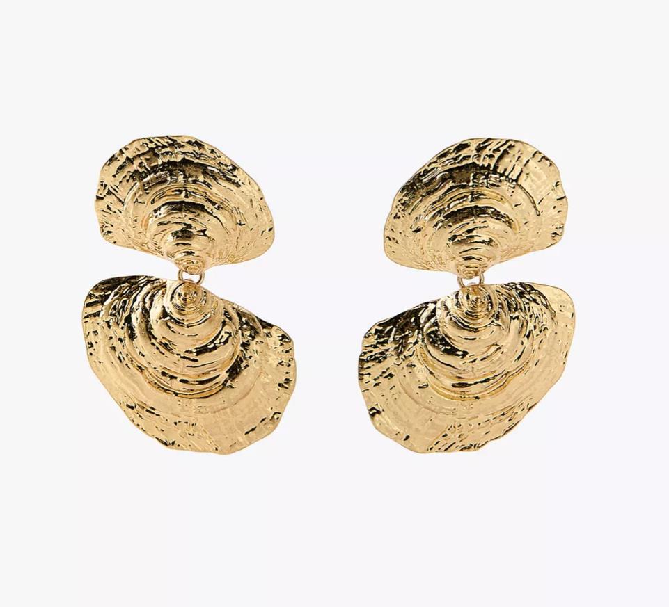 Çelik Deniz Kabuğu Küpe