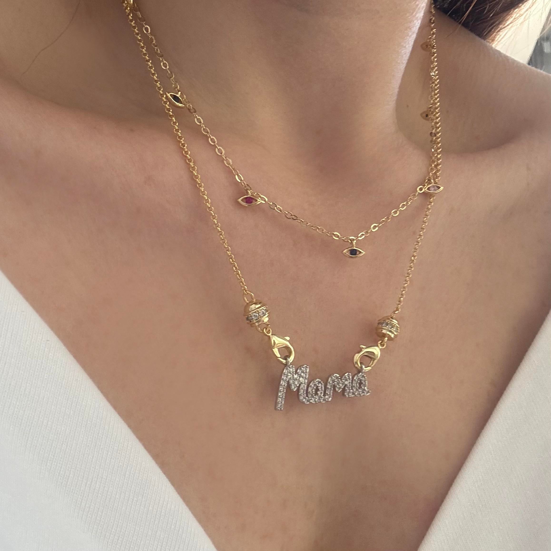 Çelik MAMA - Nazar Göz Kolye Seti