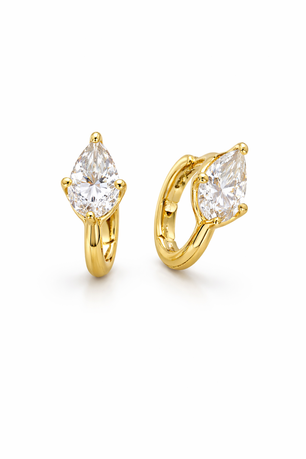 Çelik Markiz Taş  Küpe