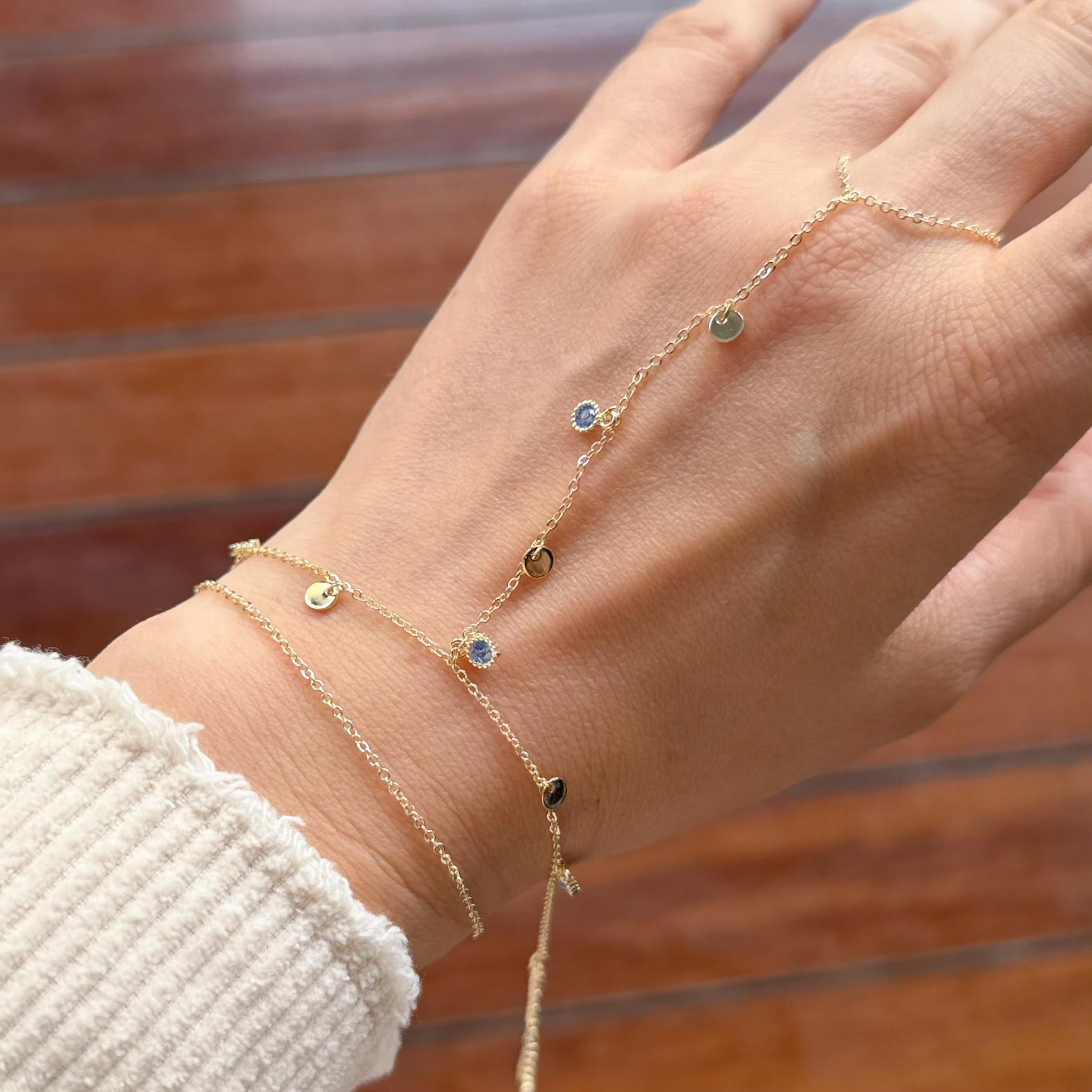 Çelik Mavi Taşlı Sallantılı Şahmeran