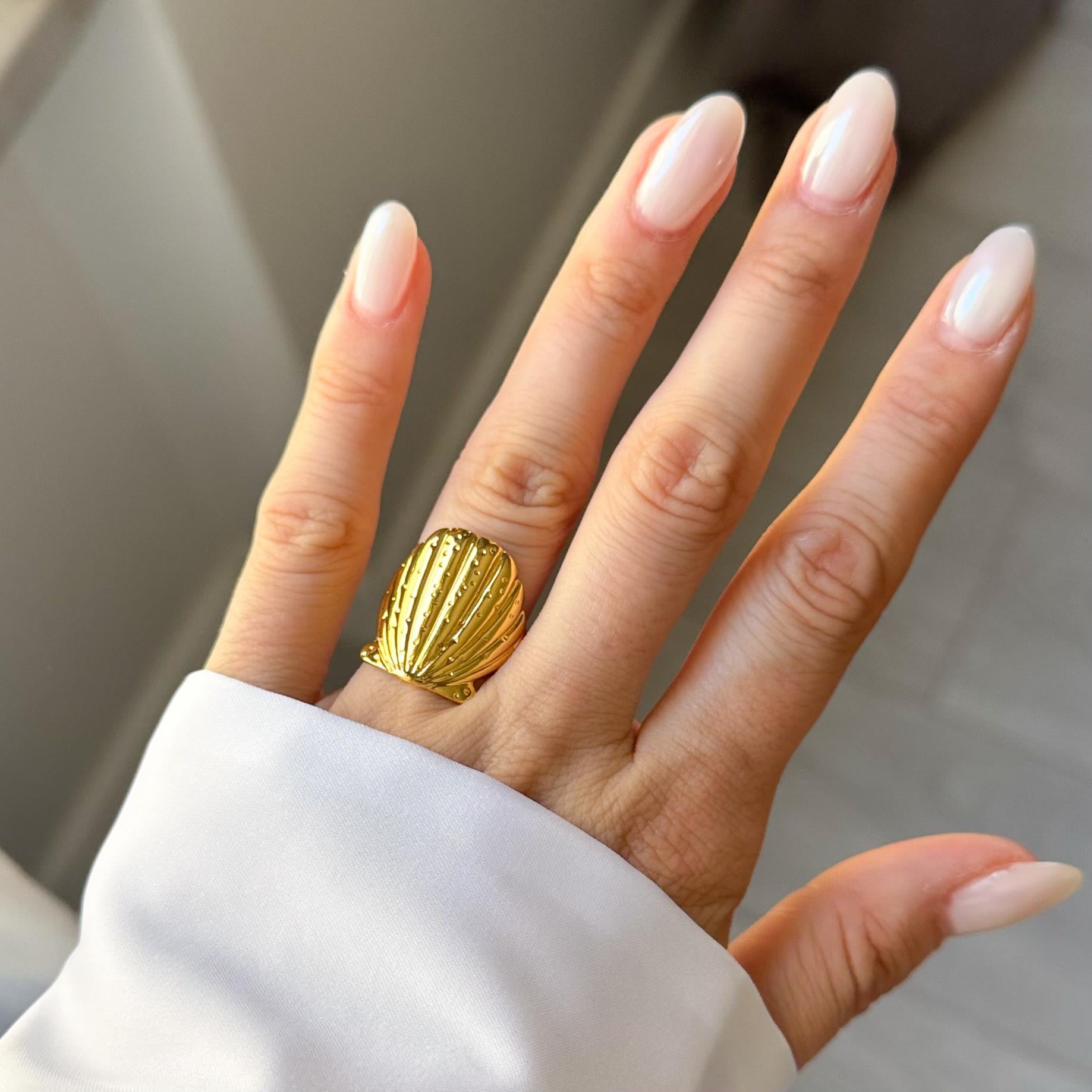 Çelik Midye Yüzük