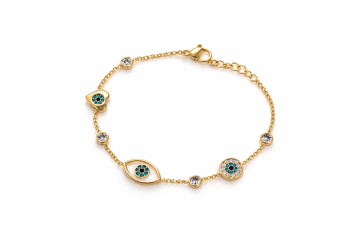 Çelik Nazar Göz Bileklik