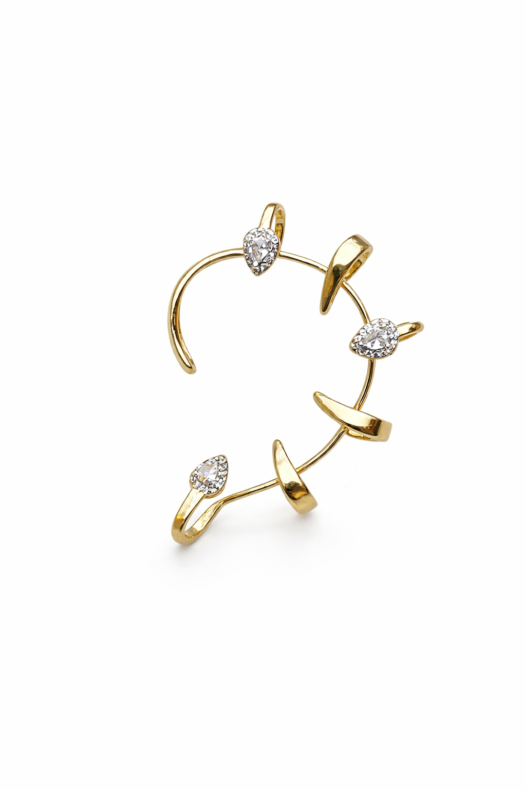 Çelik Taşlı Earcuff