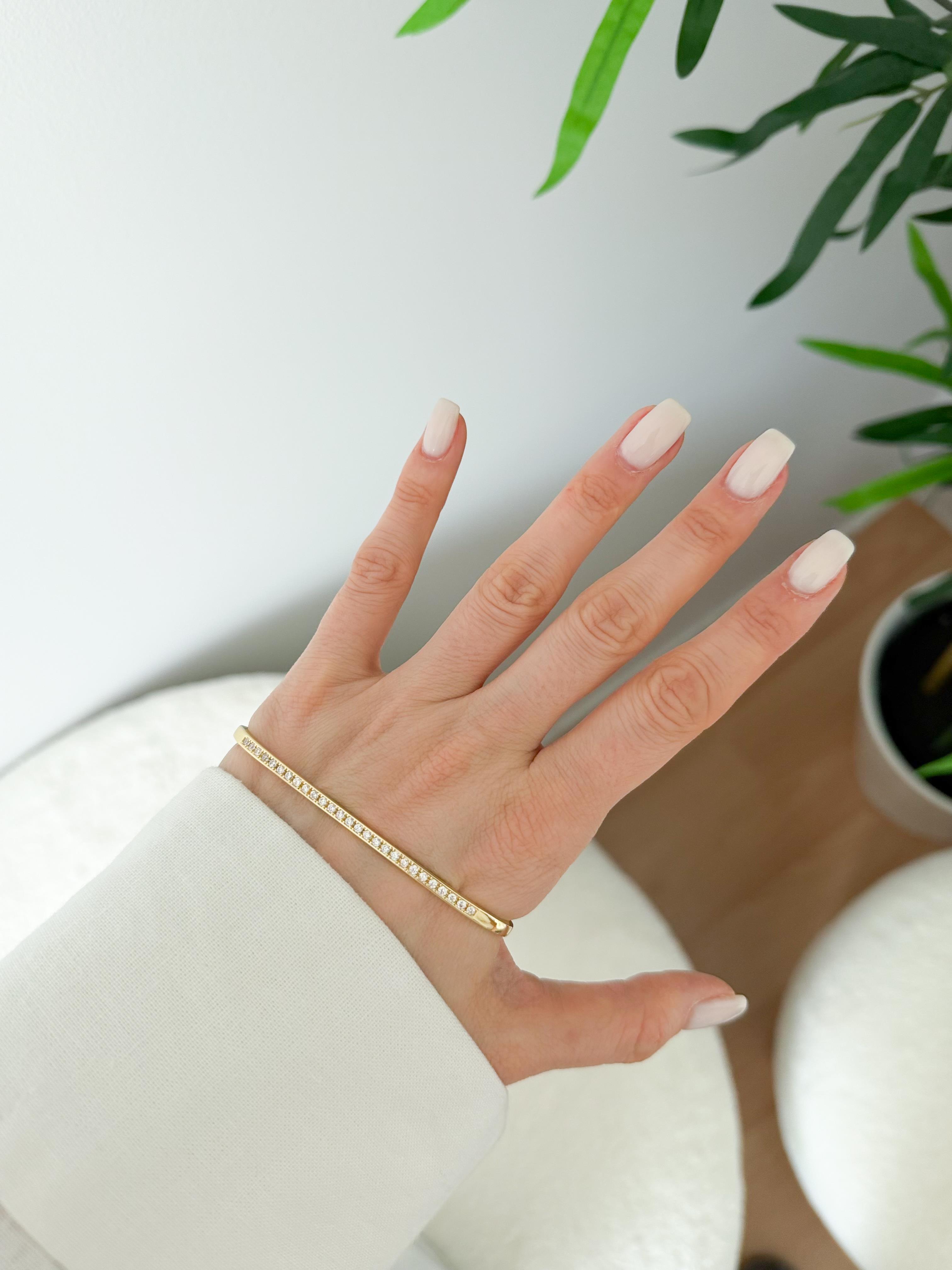 Çelik Taşlı El Aksesuarı- Bileklik