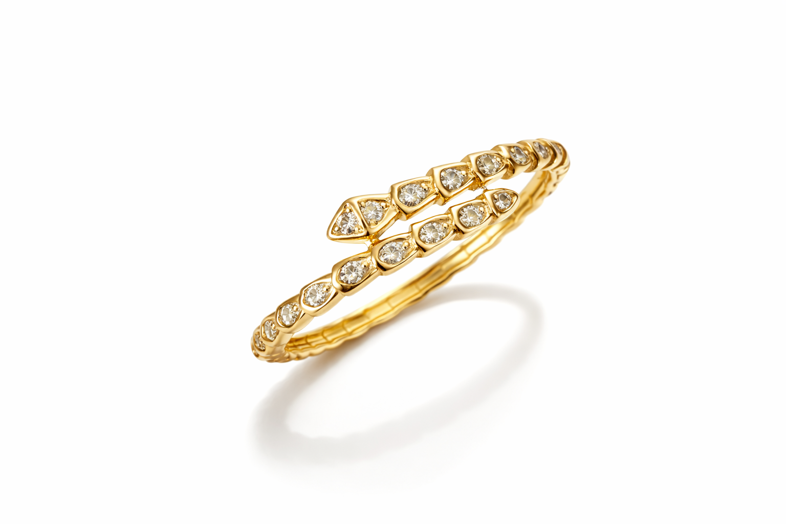 Çelik Taşlı Yılan Bileklik