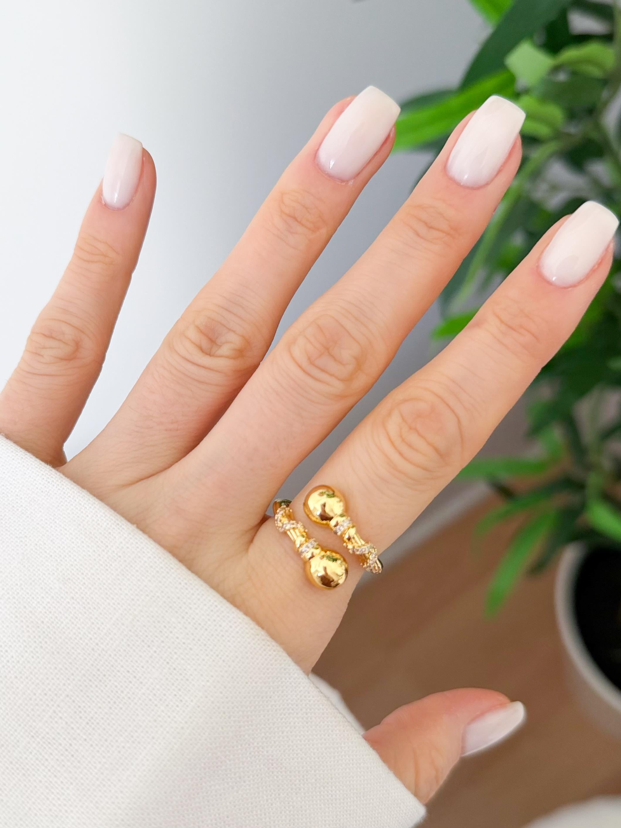 Çelik Taşlı Yüzük (Ayarlanabilirdir)