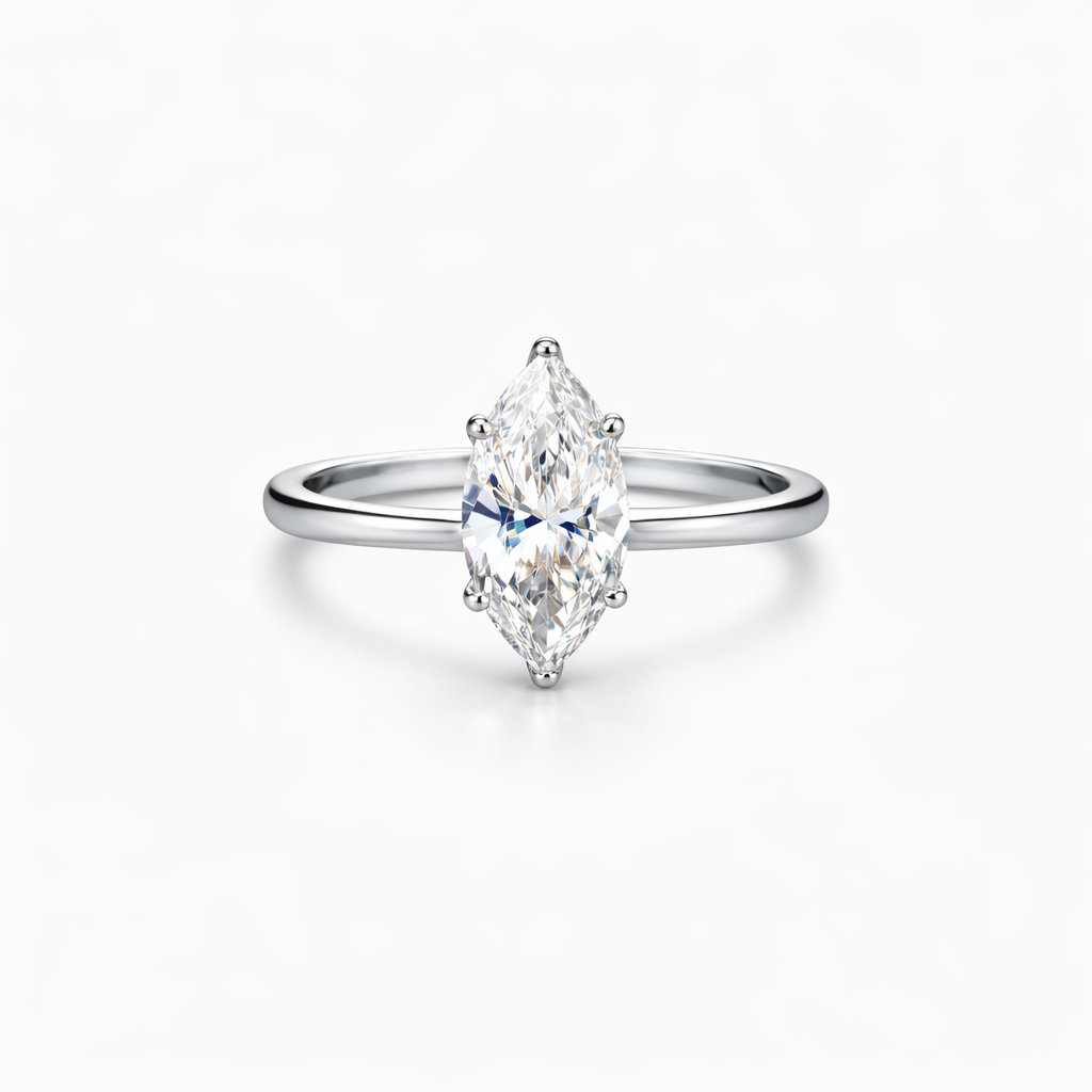 Çelik Tek Taş Yüzük (Ayarlanabilirdir)