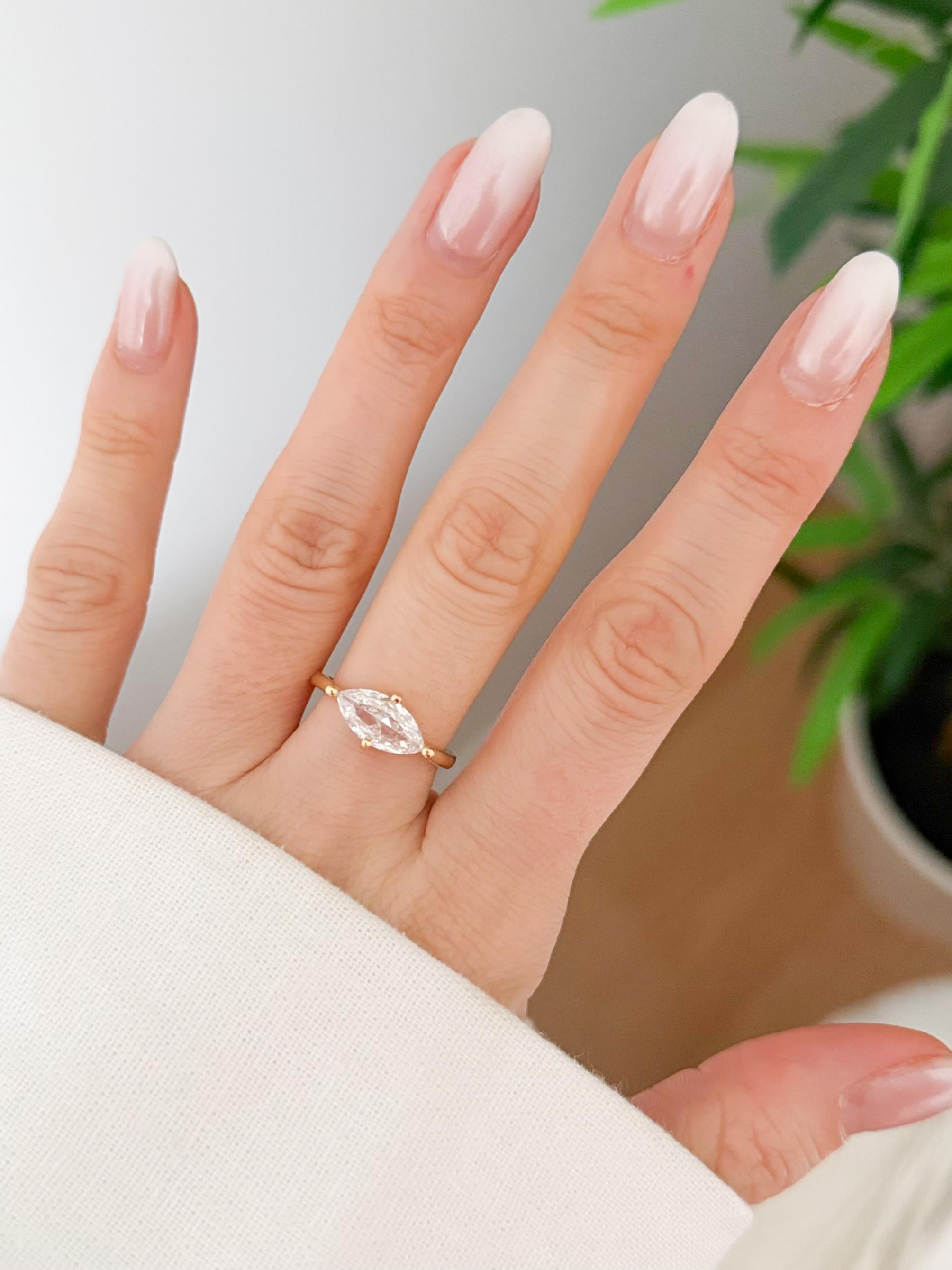 Çelik Tek Taş Yüzük (Ayarlanabilirdir)