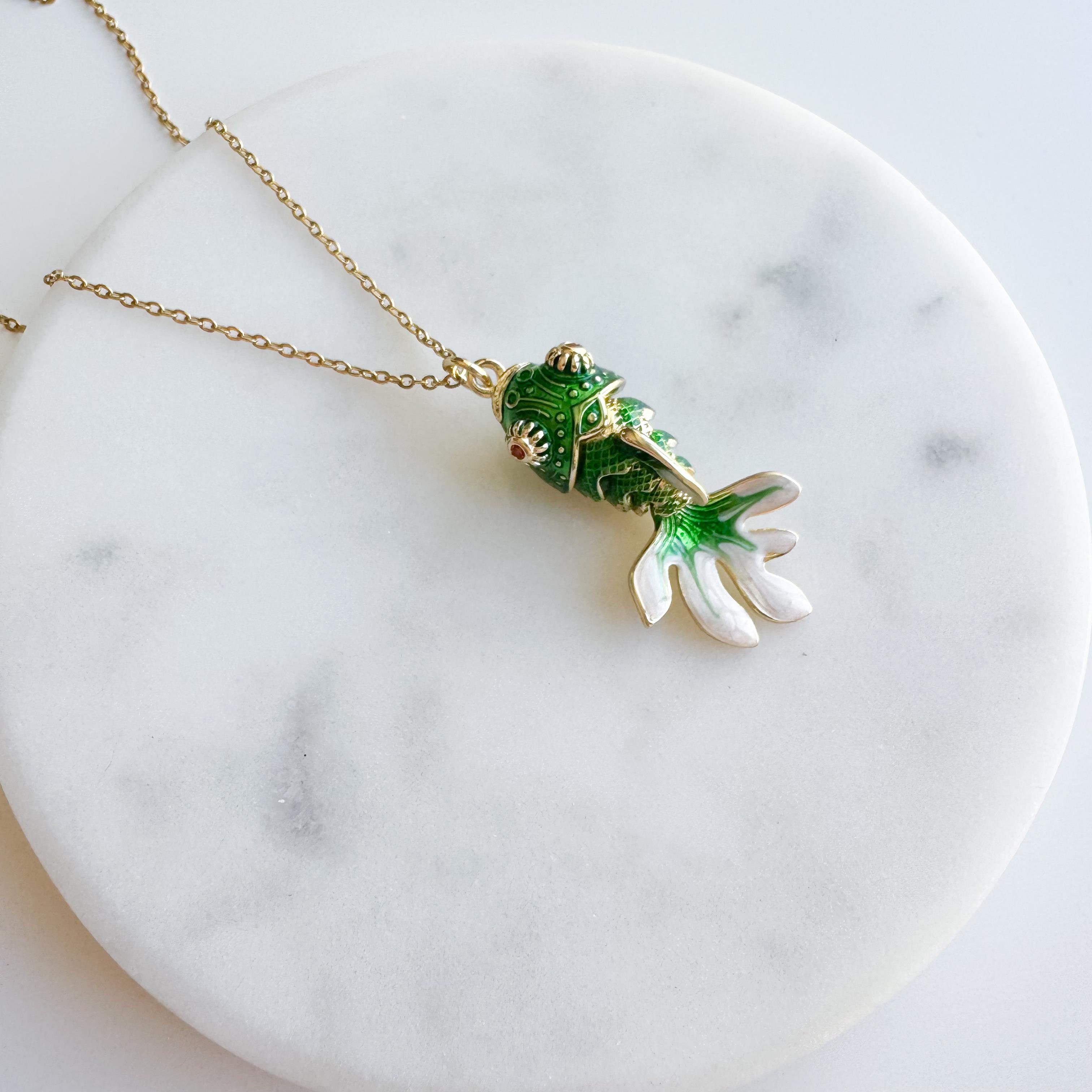 Çelik Tombul Balık Kolye