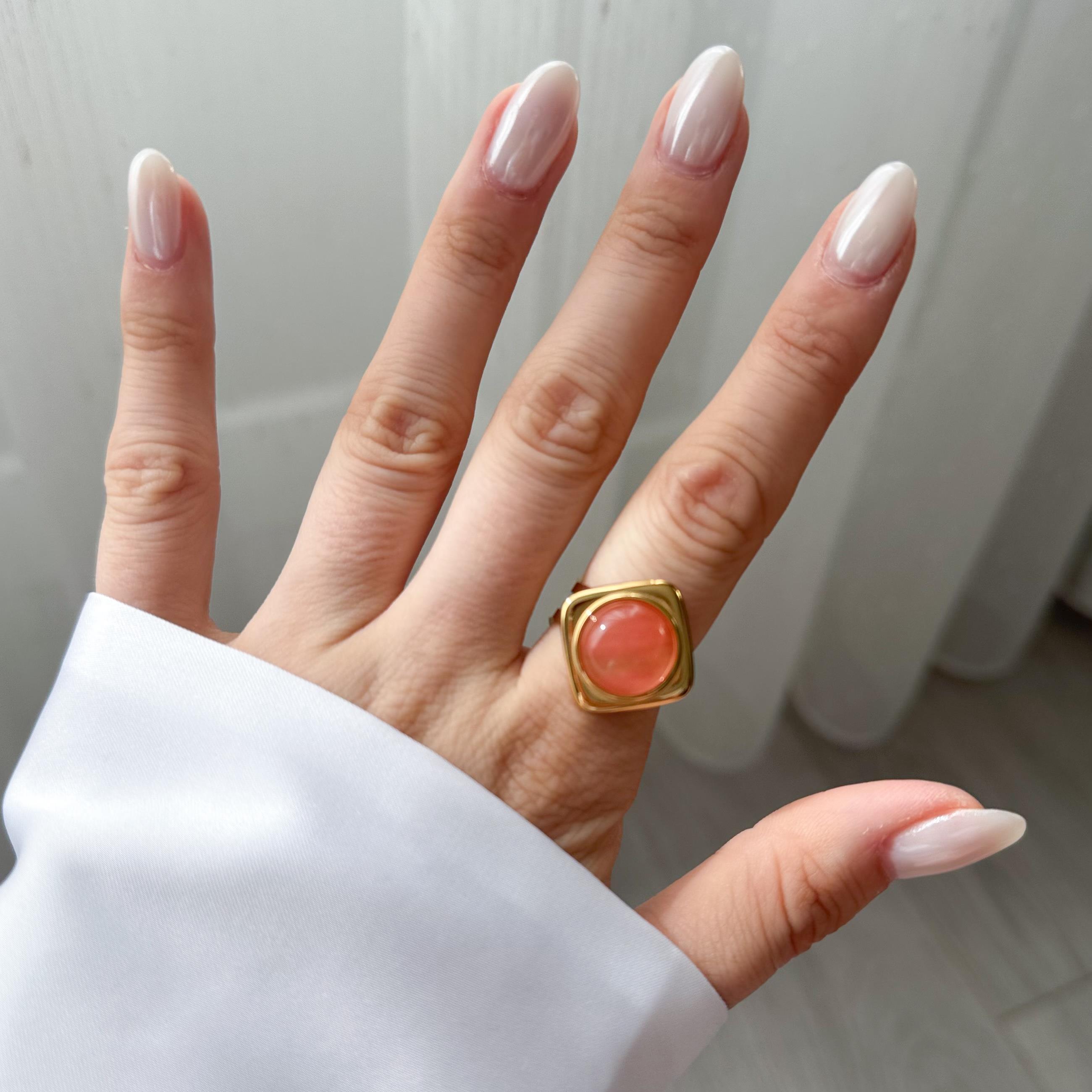 Çelik Vintage Aura Yüzük