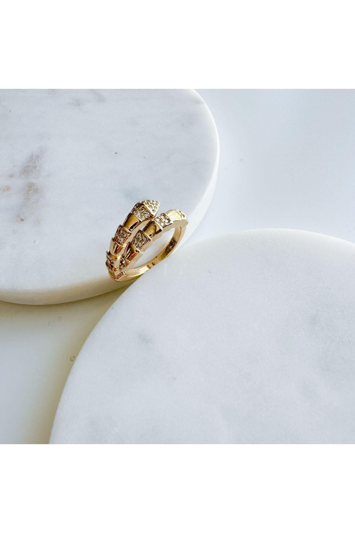 çelik yılan yüzük