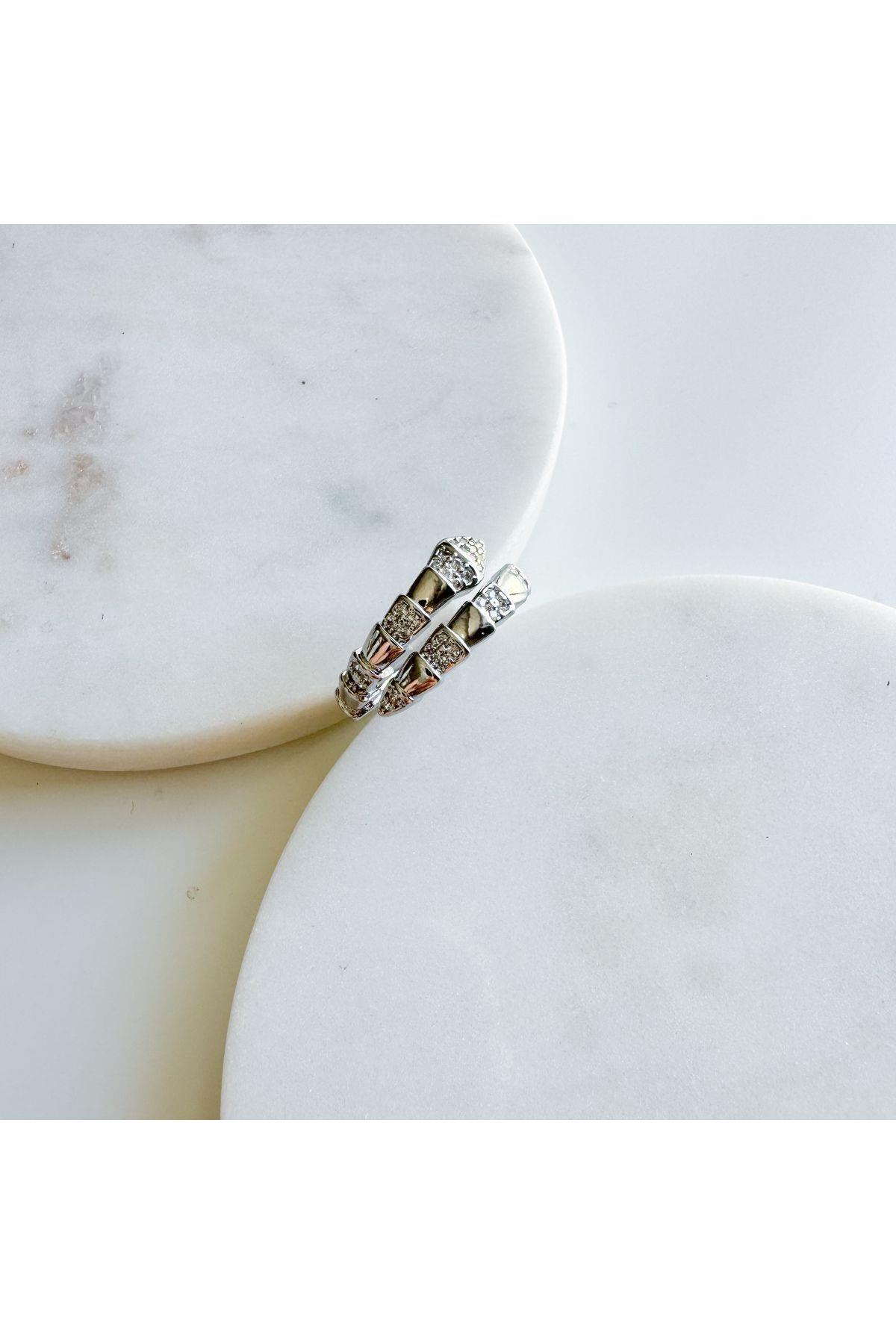 çelik yılan yüzük