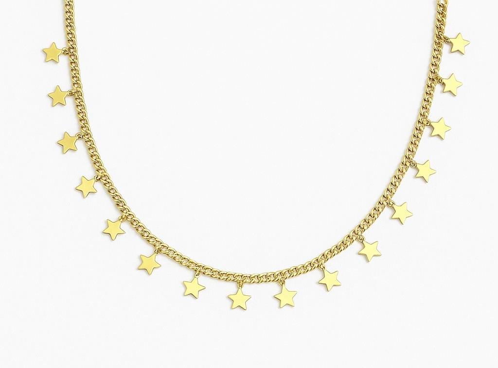 Çelik Yıldızlı Kolye