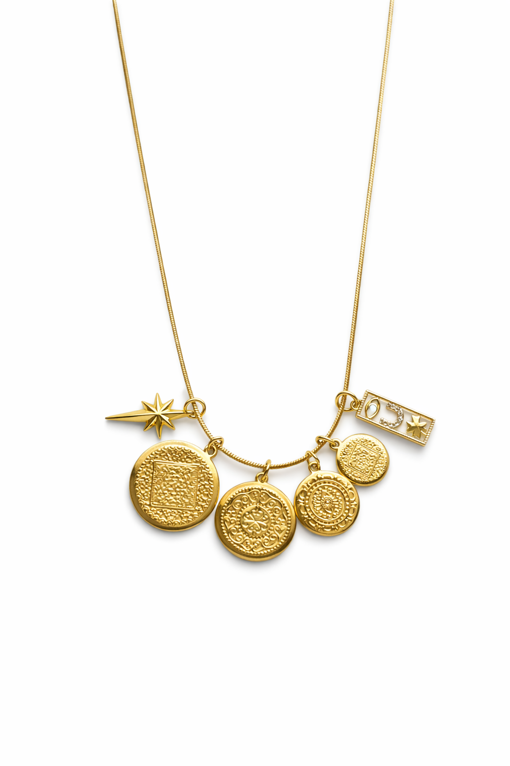 Çoklu Charm Kolye