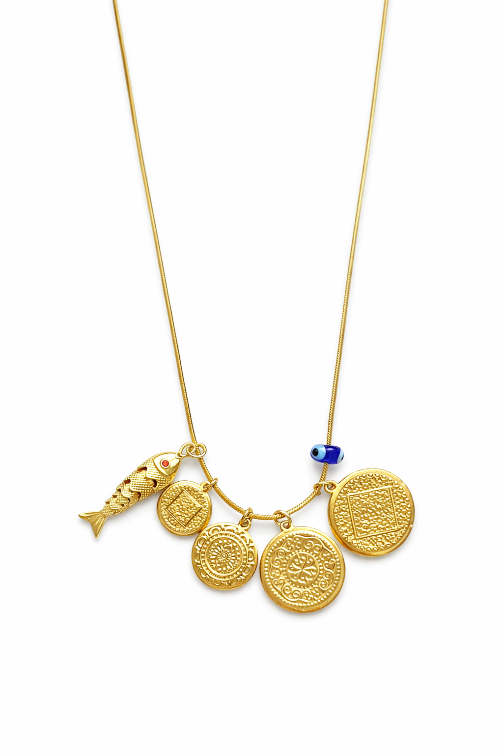 Çoklu Charm Kolye