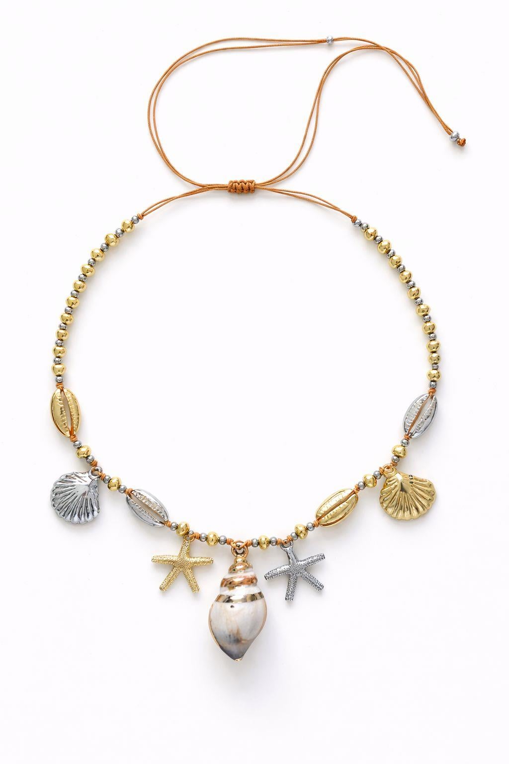 Deniz Kabuğu  Asansörlü Kolye