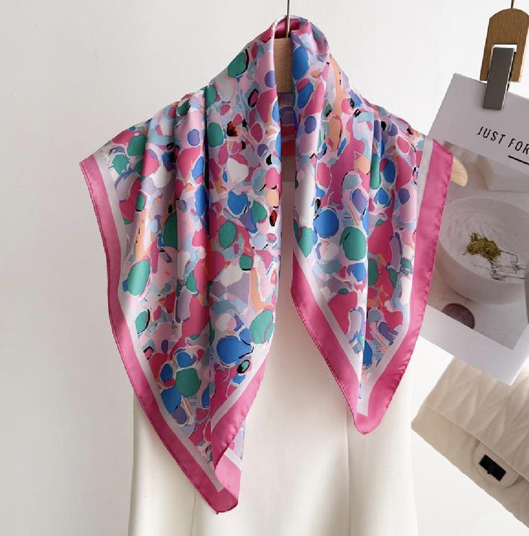 Desenli Şal-Fular 70x70