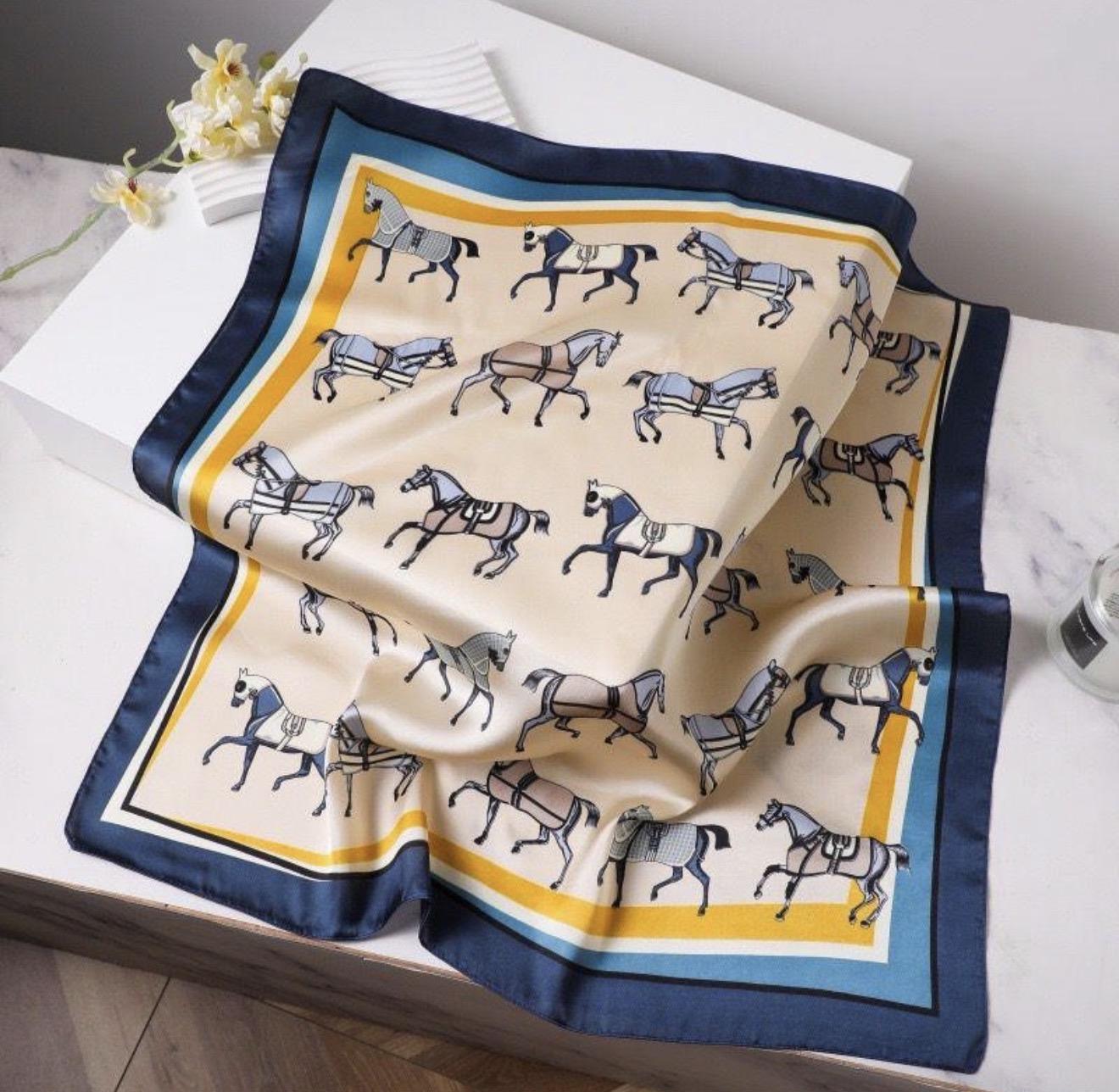 Desenli Şal-Fular 70x70