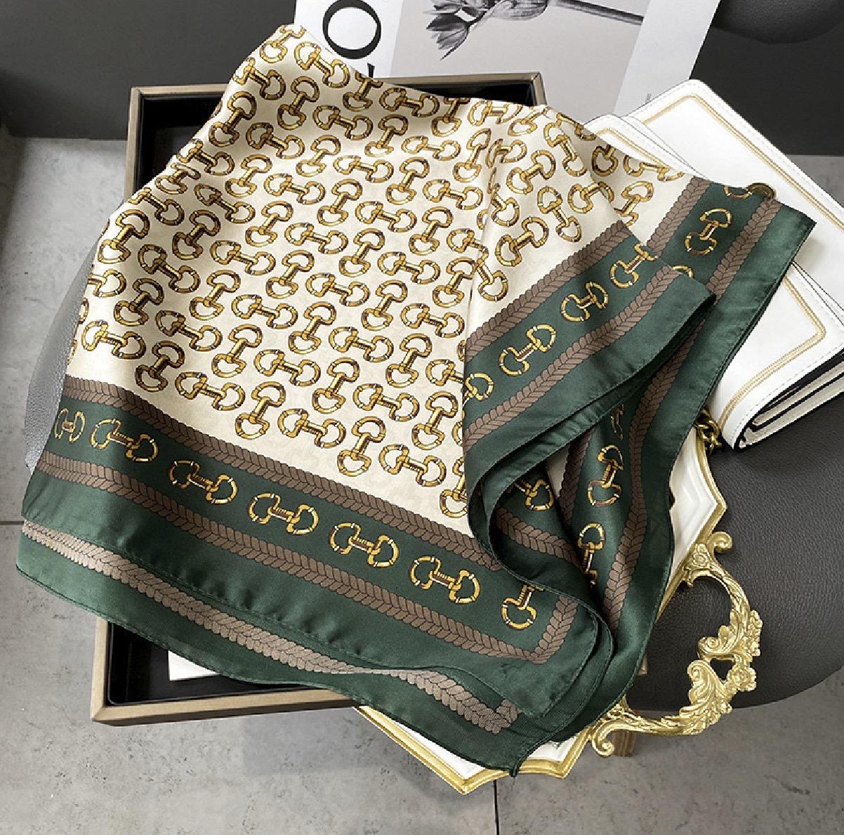 Desenli Şal-Fular 70x70