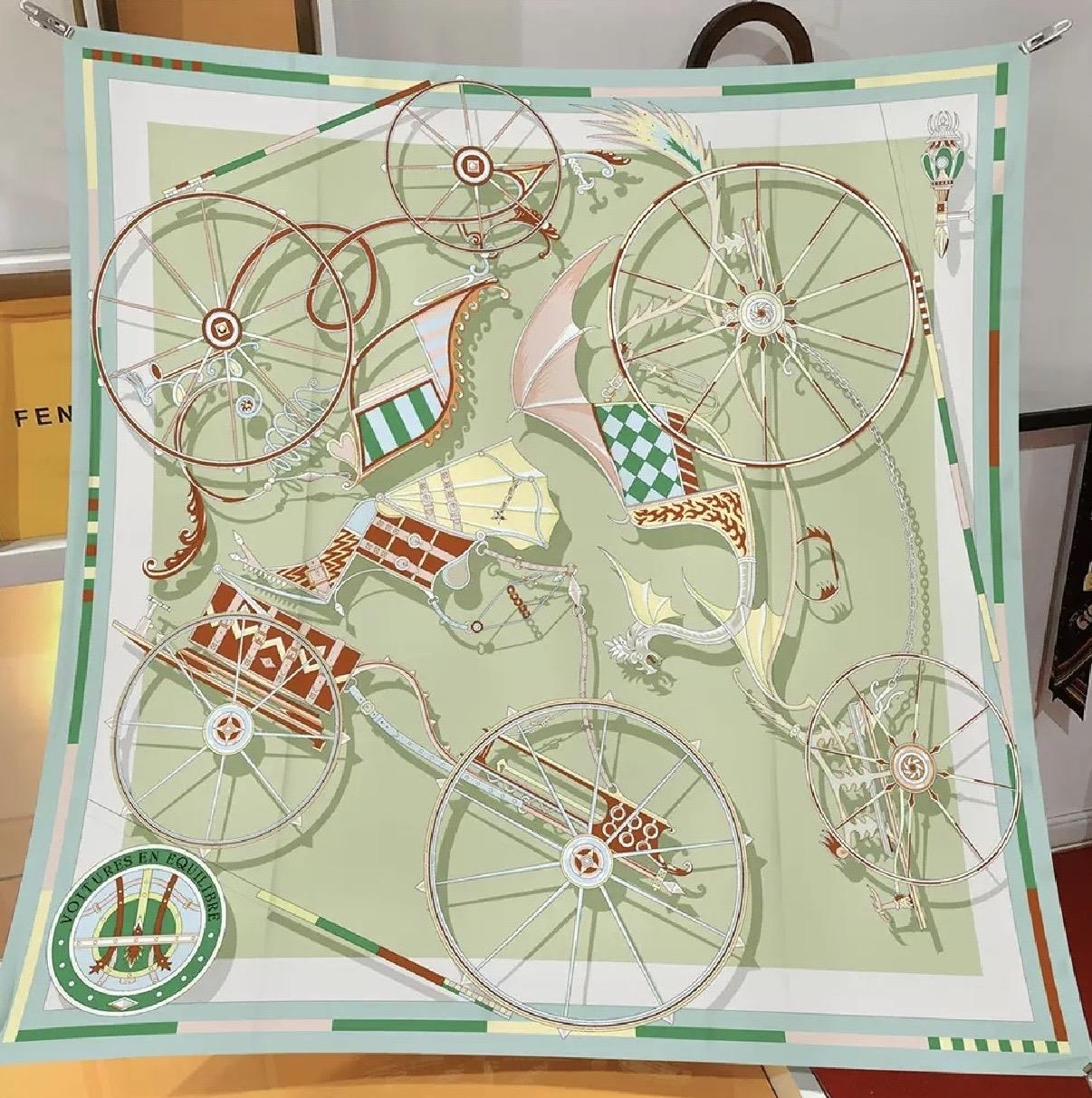 Desenli Şal-Fular 70x70