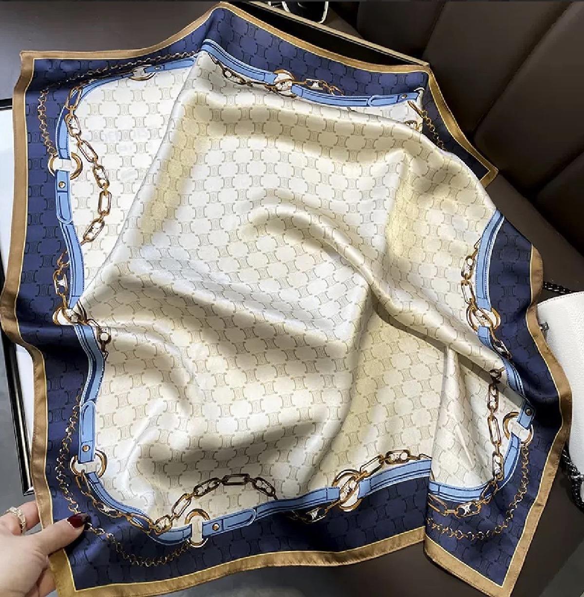 Desenli Şal-Fular 70x70