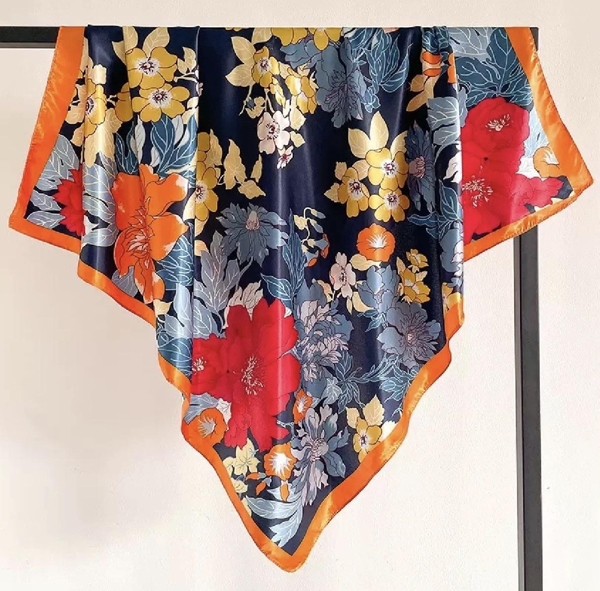 Desenli Şal-Fular 70x70