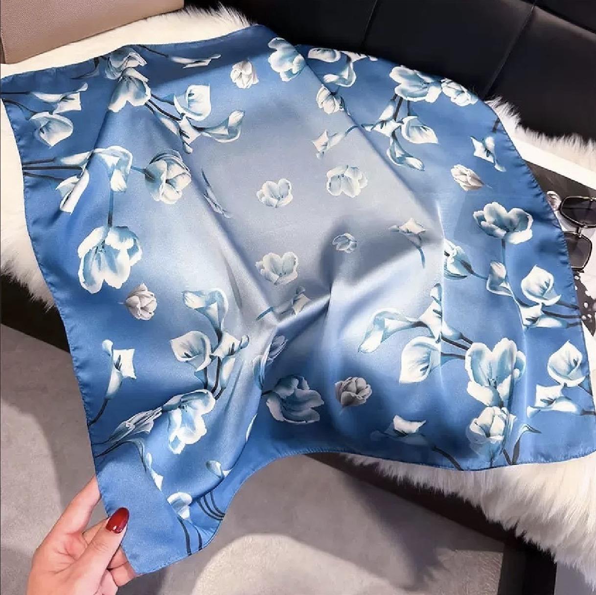 Desenli Şal-Fular 70x70