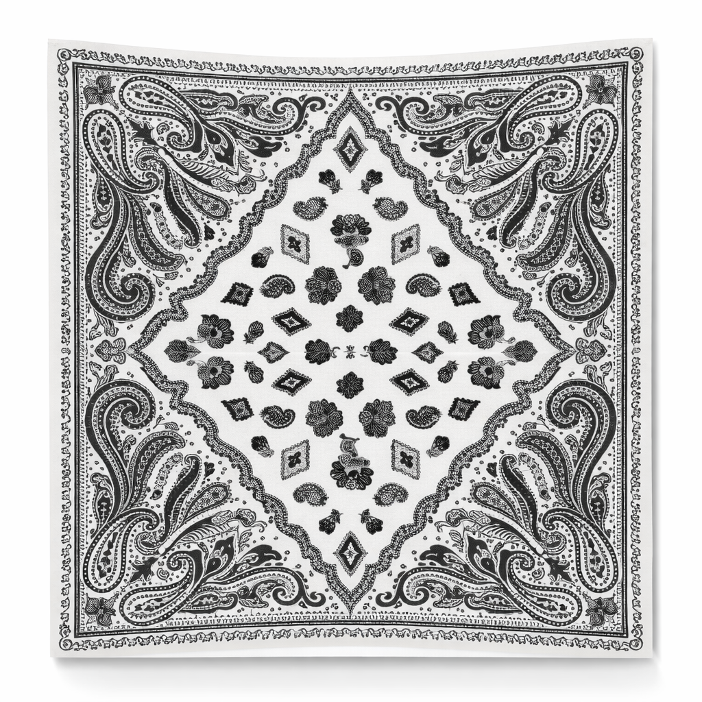 Desenli Şal-Fular 70x70