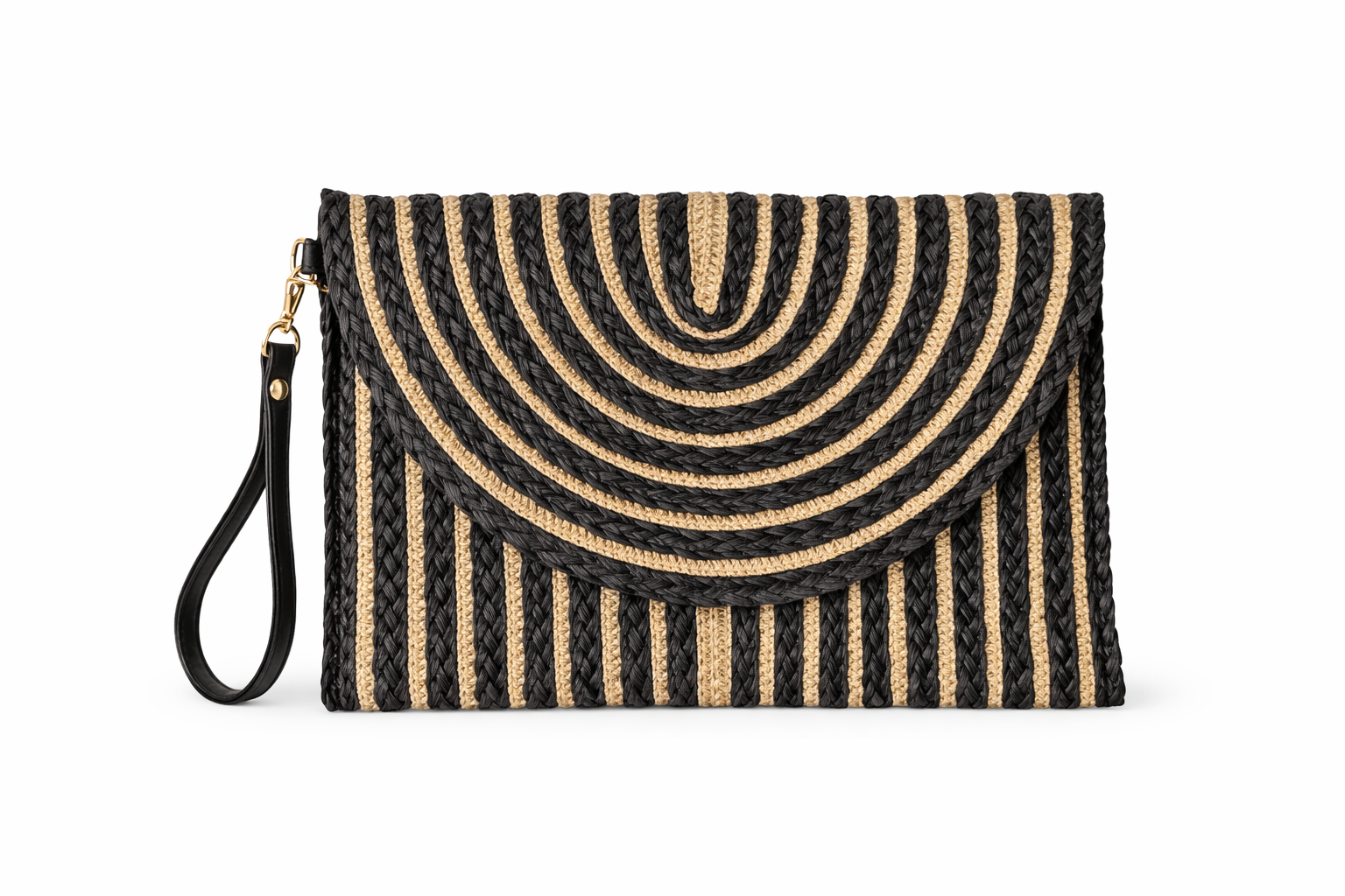 Hasır Varaklı Clutch