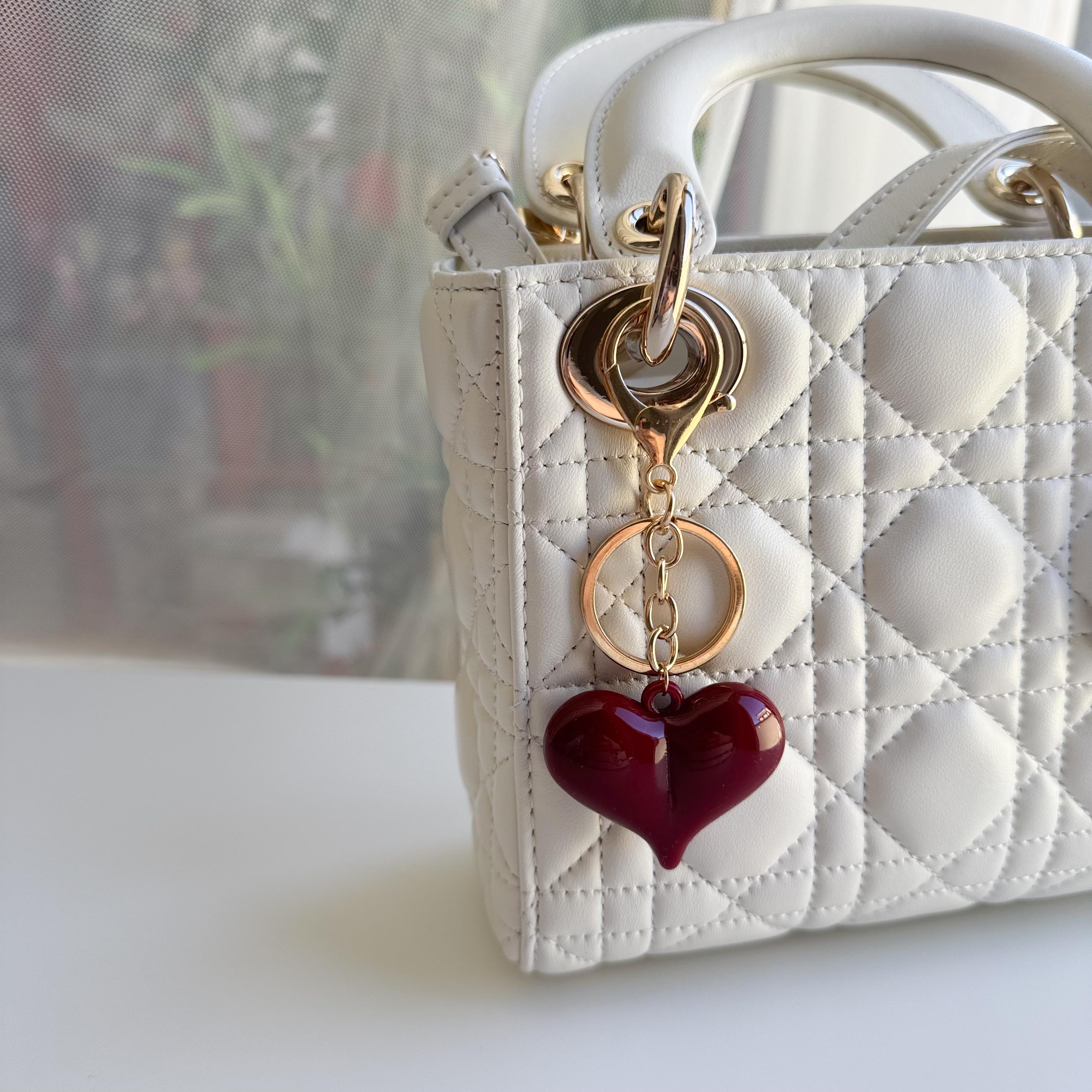 Kalp Charm Çanta Aksesuarı
