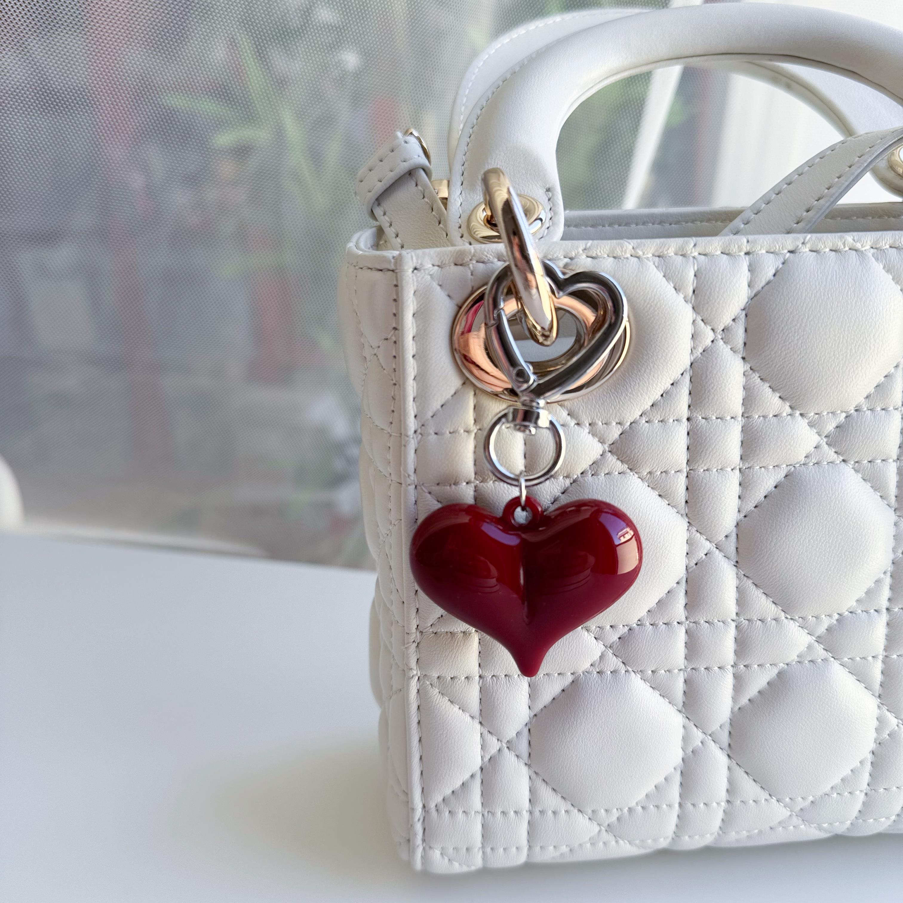 Kalp Charm Çanta Aksesuarı