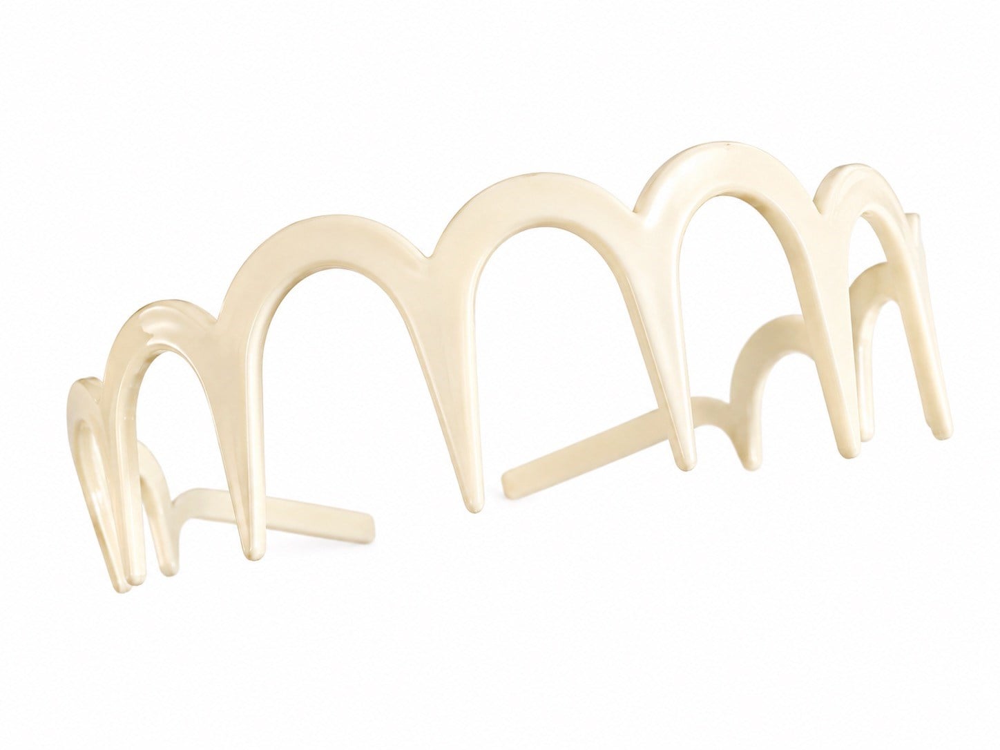 Kemik Oval Zigzag Taç