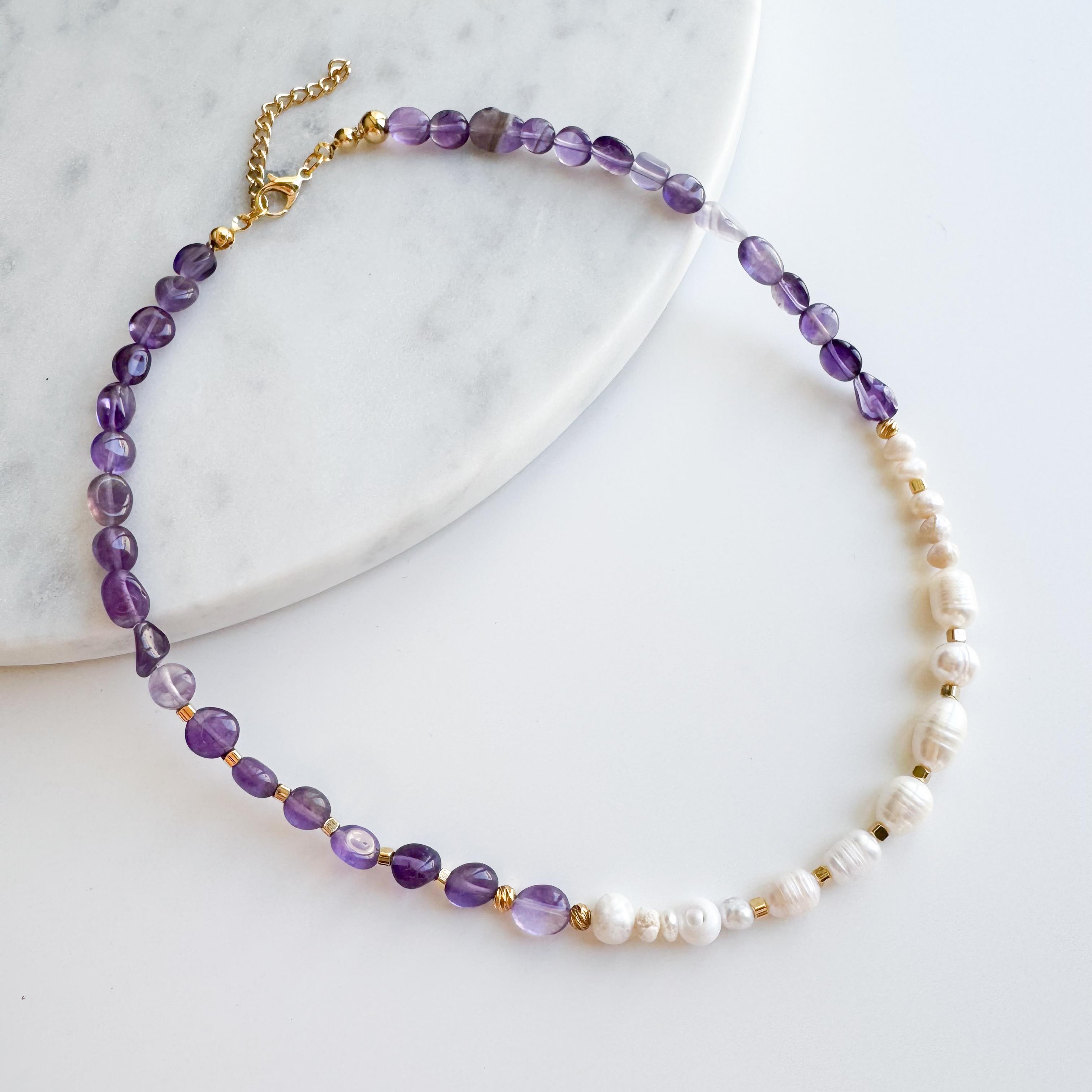 Lapis Lazuli İnci Kolye