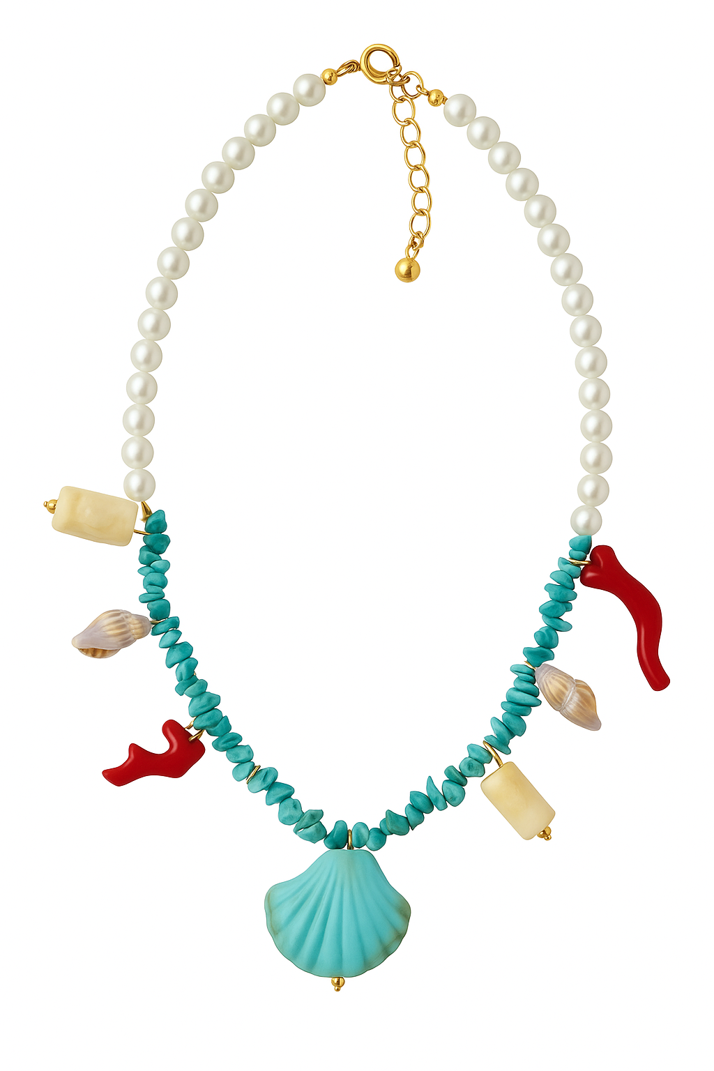 Midye Charm Kolye