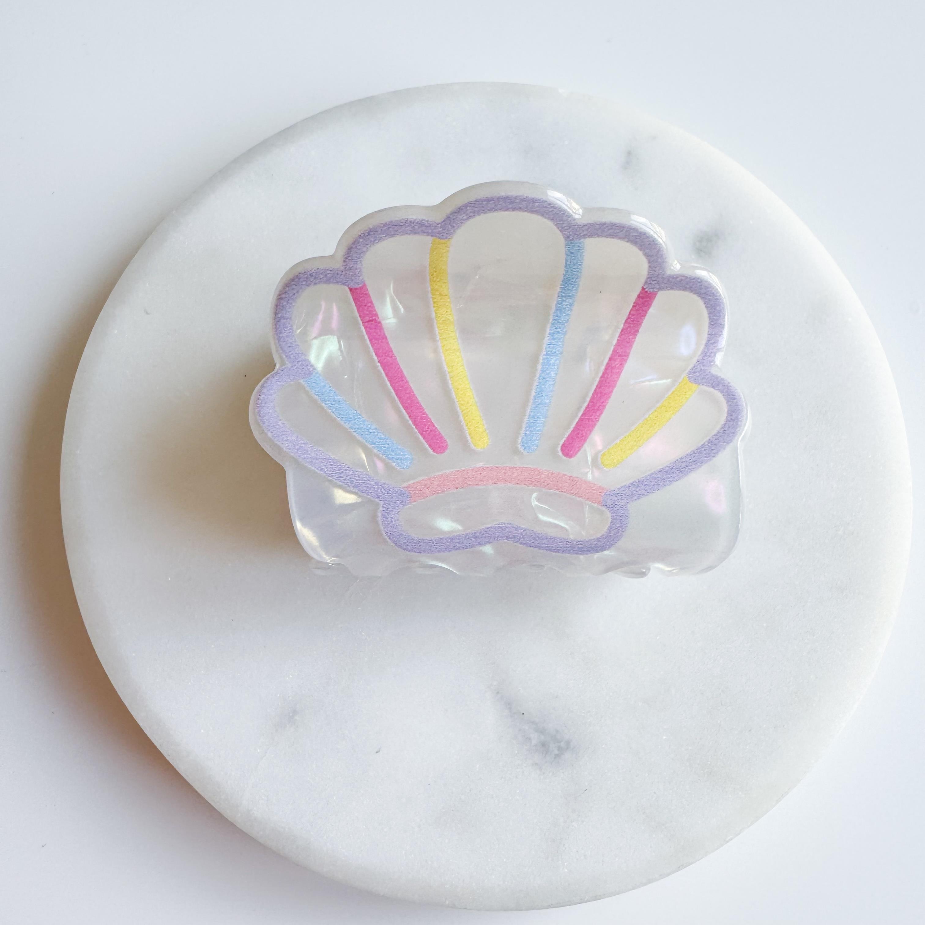 Mini Renkli Midye Mandal Toka