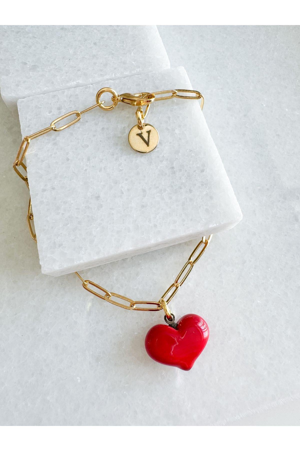 Murano kalp bileklik