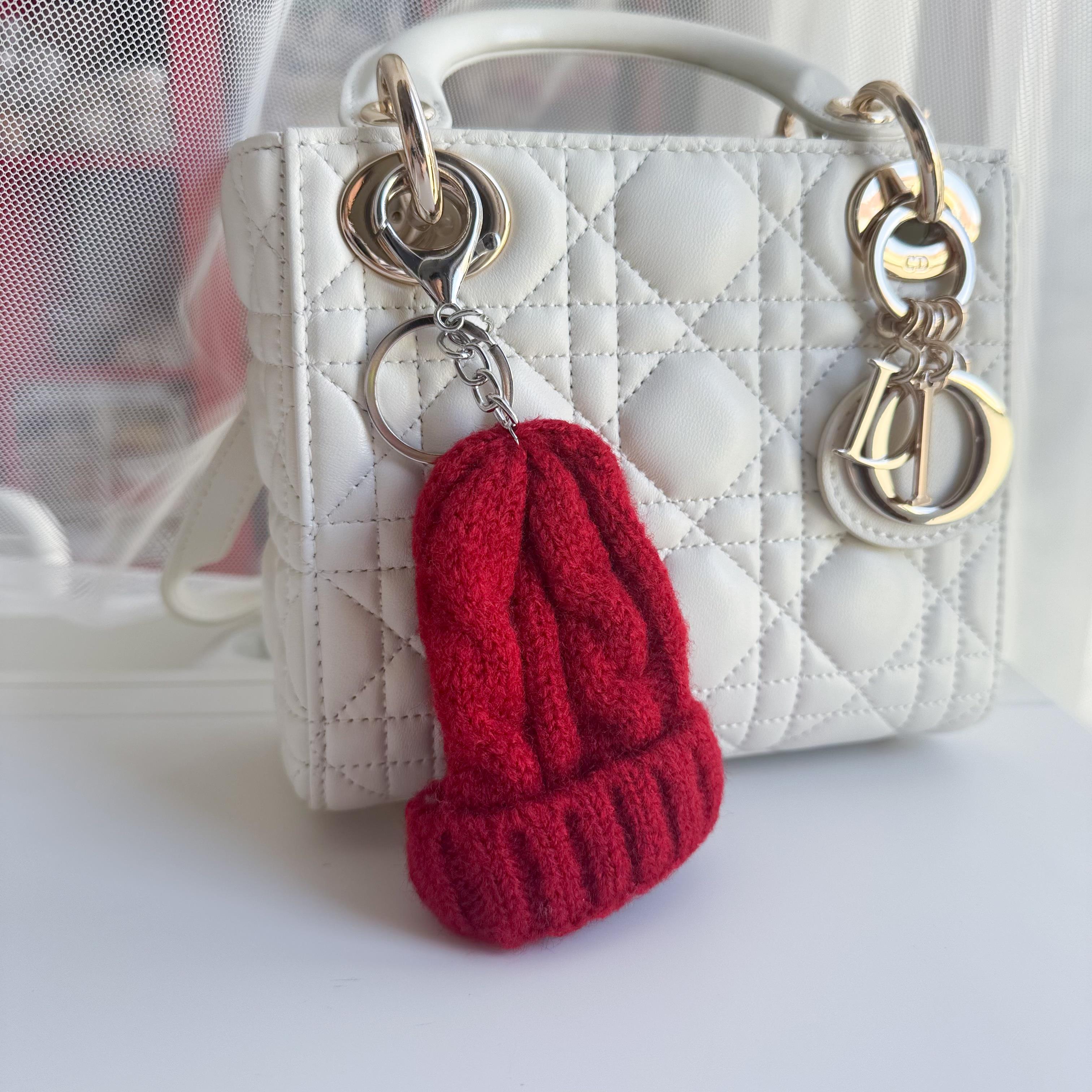 Örgü Bere  Çanta Aksesuarı