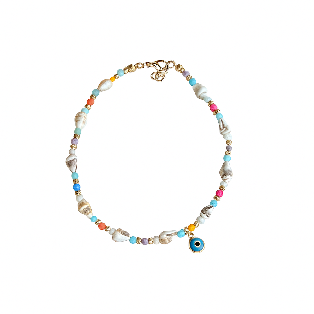 Renkli Boncuk Midye Halhal