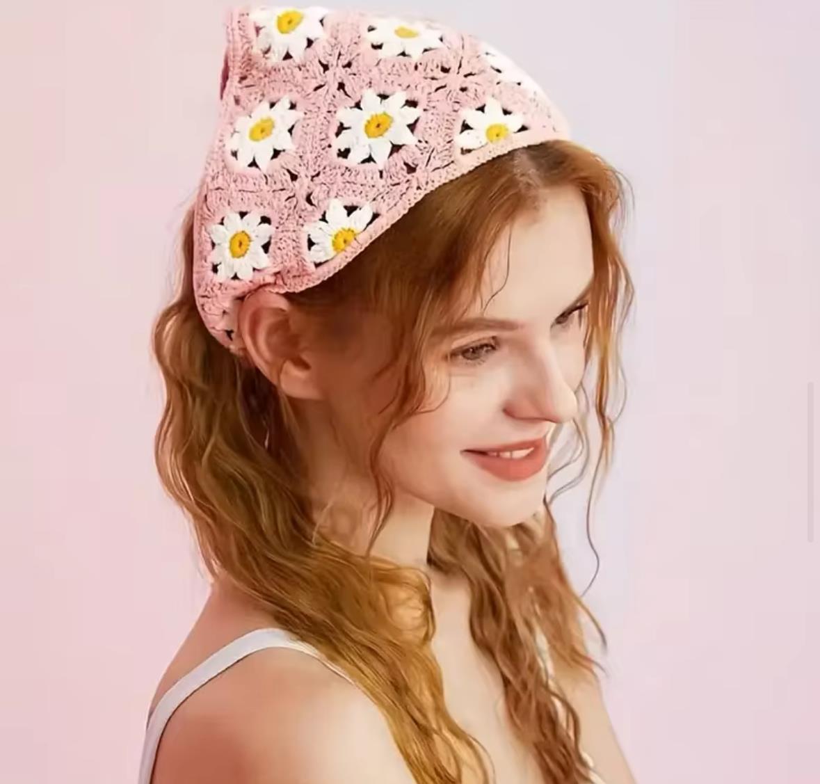 Tığ İşi Saç Bandı