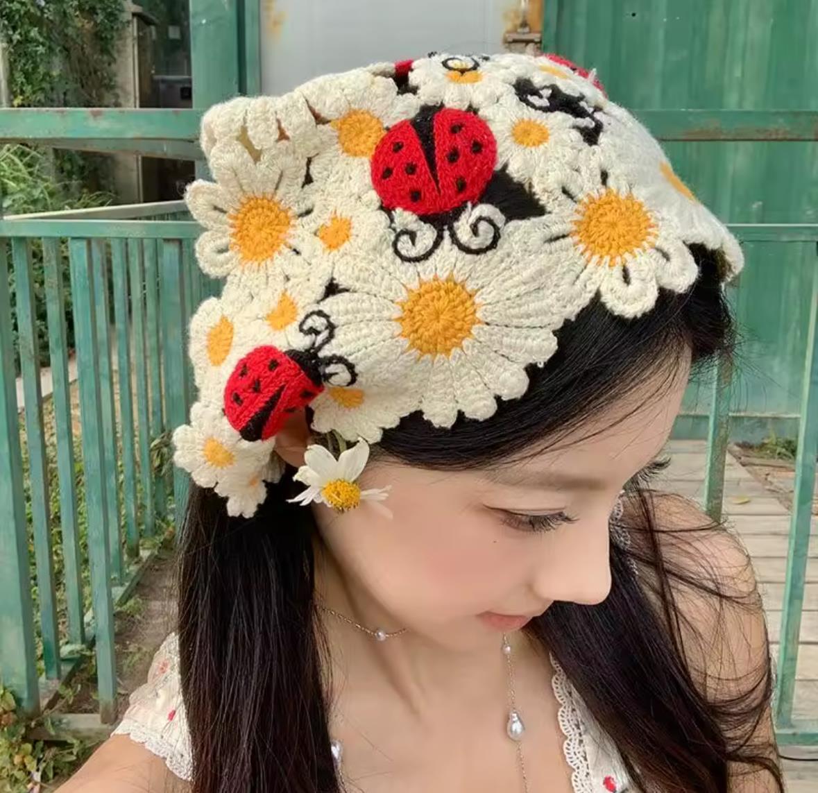 Tığ İşi Saç Bandı