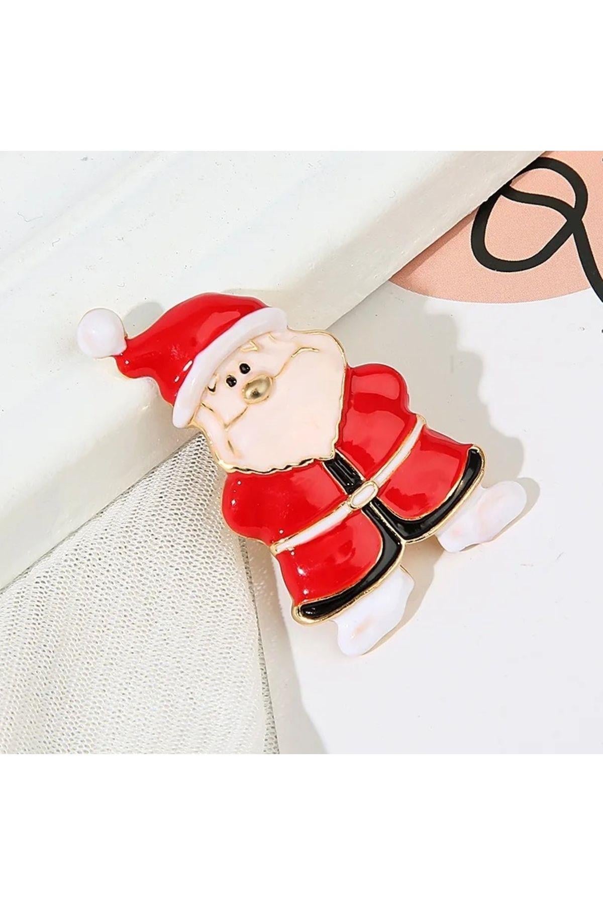 Yeni yıl noel baba broş