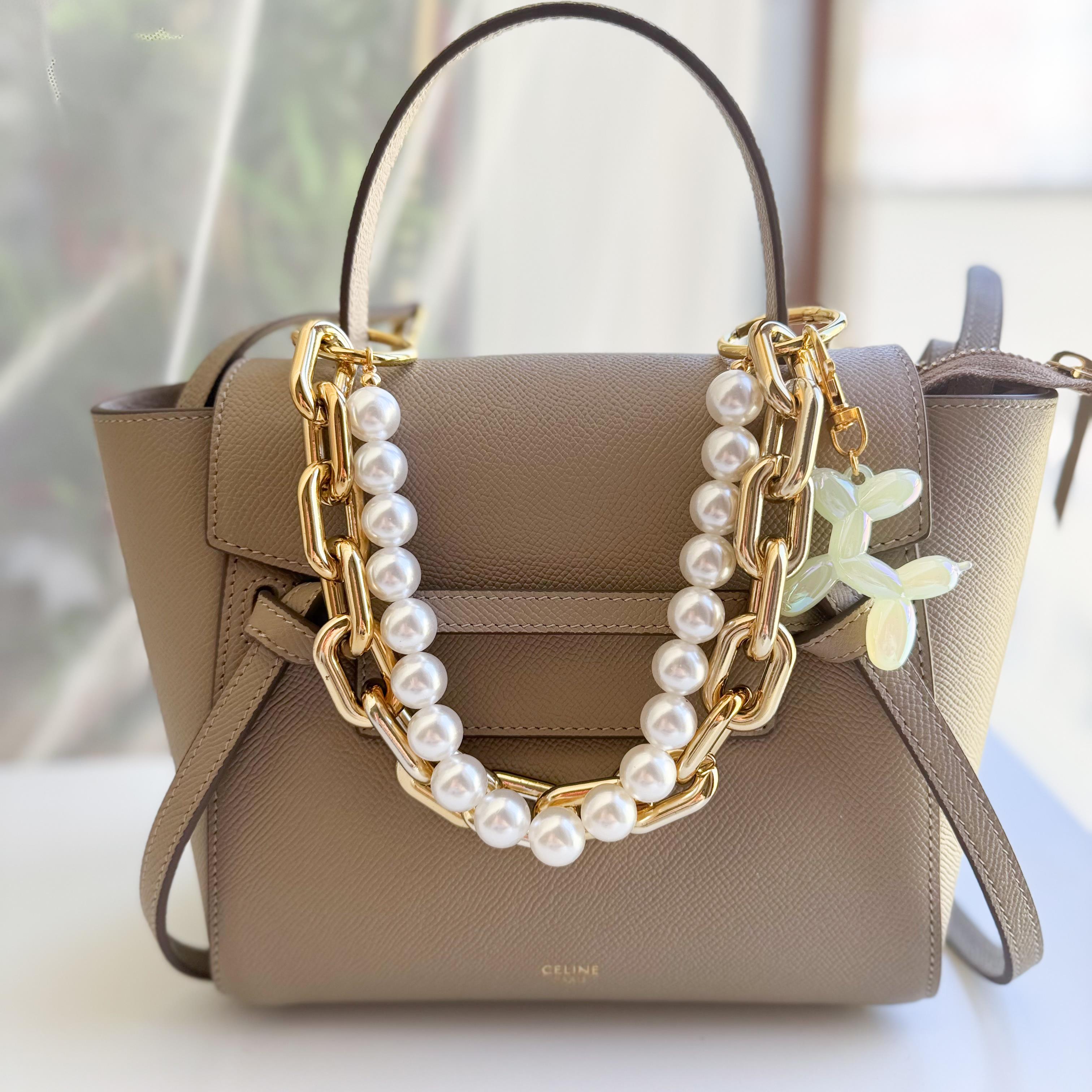 Zincir İnci Balon Köpek Çanta Aksesuarı