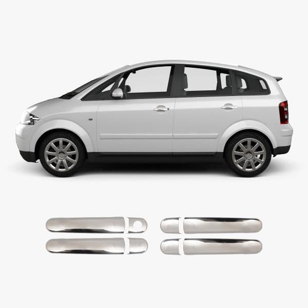 Audi A2 2000-2005 Kapı Kolu 4 Kapı Paslanmaz Çelik